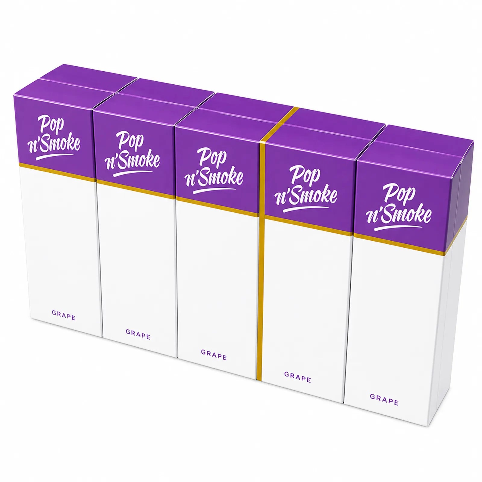 Pop N Smoke  Grape (10 Packs - Carton)